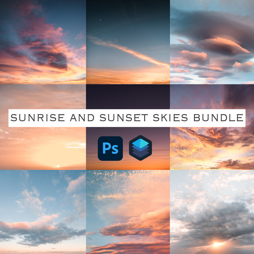 Sunrise and Sunset Skies Bundle